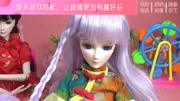 精灵梦叶罗丽娃娃 陈思思换紫色古装头发做图片