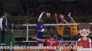 飞人场上的教案!这样的扣球把克隆表演的三位女孩子吓一跳了!排球参与细胞图片