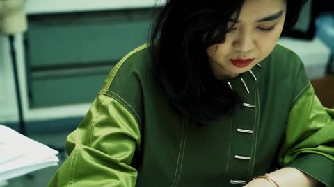 潮宏基珠宝x设计师乔齐演绎墨兰系列